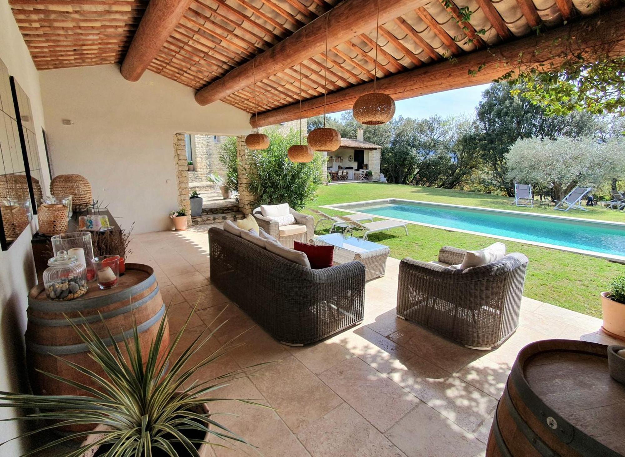Les Terrasses - Gordes Pensionat Exteriör bild