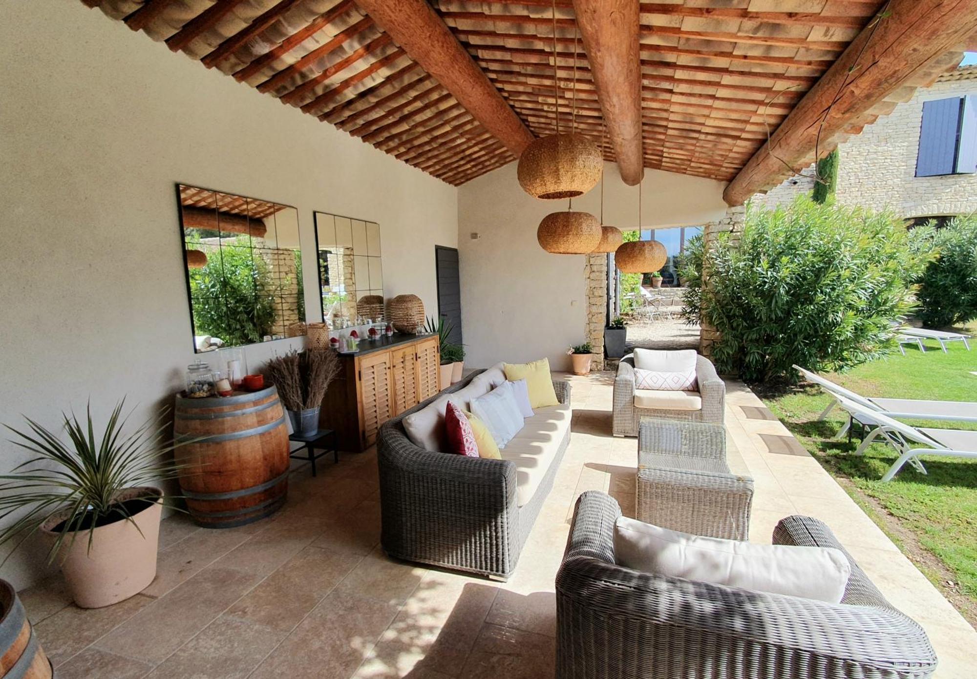 Les Terrasses - Gordes Pensionat Exteriör bild