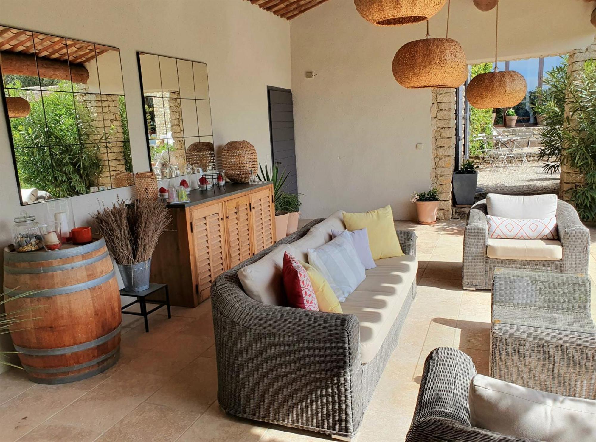 Les Terrasses - Gordes Pensionat Exteriör bild